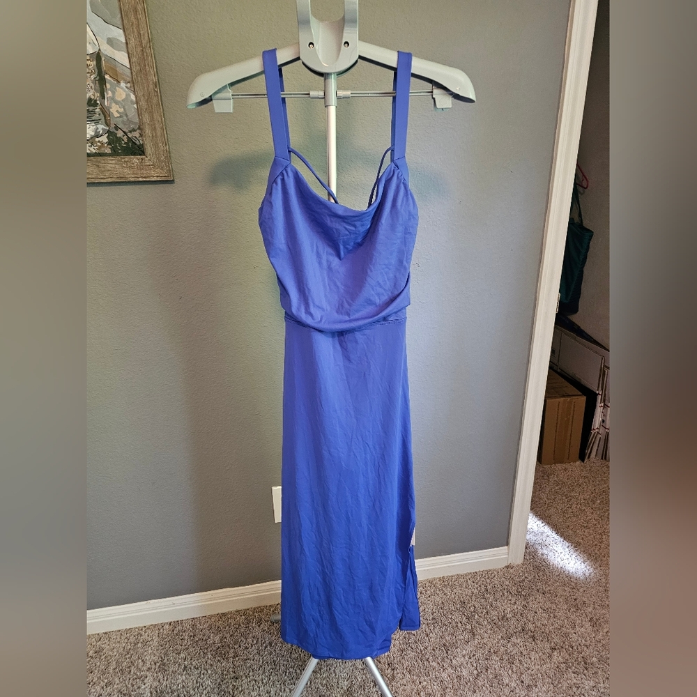 HALARA Soft Blue Dress